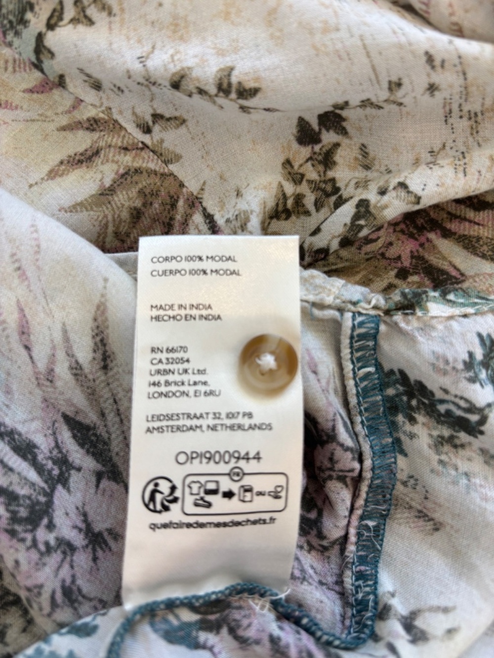 Anthropologie Pilcro The Romy Relaxed Buttondown Shirt Jungle Tapestry, Size 1X - Picture 7 of 7